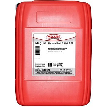 Минеральное гидравлическое масло meguin Hydraulikoil R HVLP 32 - 20 л