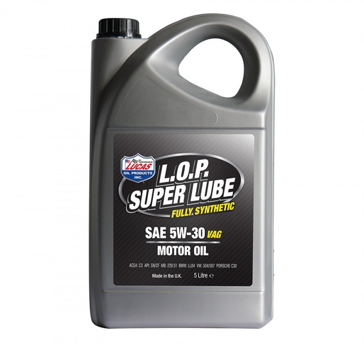 Моторное масло Lucas L.O.P. Super Lube 5W30 VAG 5 л.