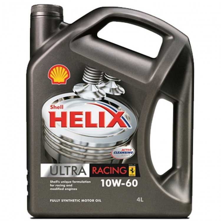 Моторное масло синтетическое Shell Helix Ultra Racing 10W60, 4л