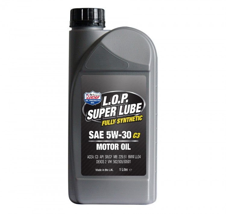 Моторное масло Lucas L.O.P. Super Lube 5W30 C3 1 л.