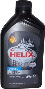 Моторное масло синтетическое Shell Helix Diesel Ultra 5W-40, 1л