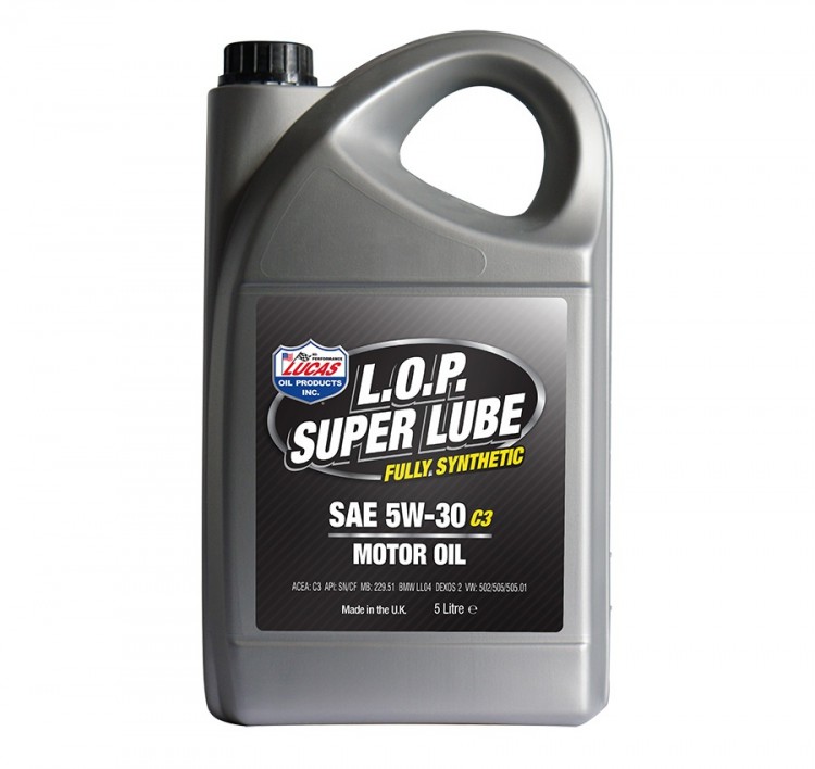 Моторное масло Lucas L.O.P. Super Lube 5W30 C3 5 л.