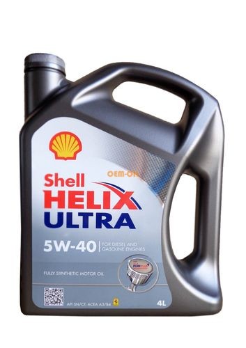 Моторное масло синтетическое Shell Helix Ultra 5W-40, 4л