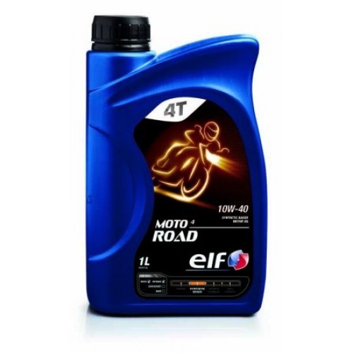 Моторное масло синтетическое ELF Moto 4 Road 10W-40, 1л