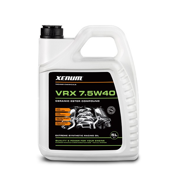 Синтетическое моторное масло с эстеровой базой и микрокерамикой VRX 7,5W40 (5 литров)