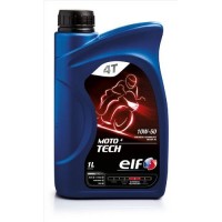 Моторное масло синтетическое ELF Moto 4 Tech 10W-50, 1л