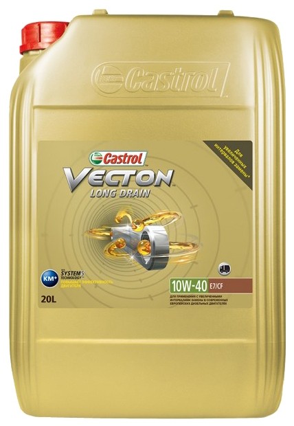Моторное масло CASTROL Vecton Long Drain 10W-40 E7 20л