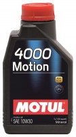 Моторное масло MOTUL 4000 Motion 10W-30 1л