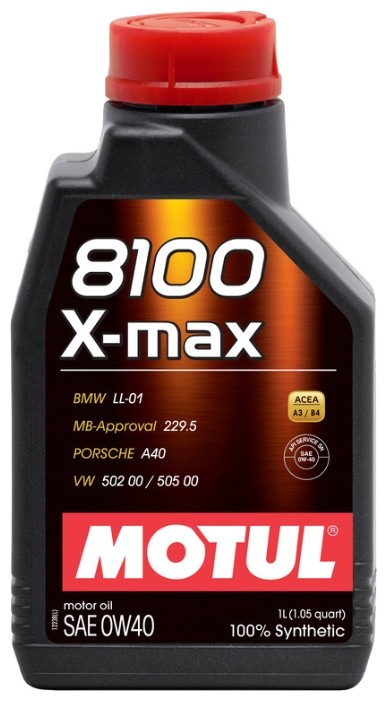Моторное масло MOTUL 8100 X-max 0W-40 1л