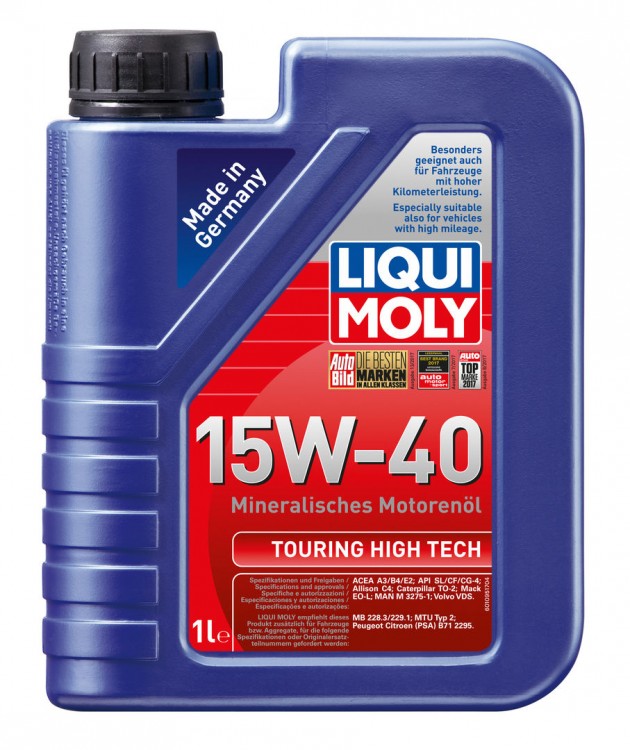 Моторное масло Liqui Moly Touring High Tech 15W-40 1 л