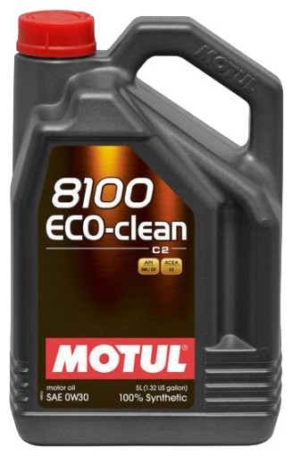 Моторное масло MOTUL 8100  Eco-clean 0W-30 5л