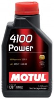 Моторное масло MOTUL 4100 Power 15W-50 1л