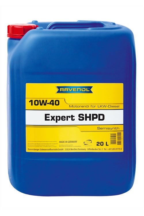 Моторное масло RAVENOL Expert SHPD SAE 10W-40 - 20л