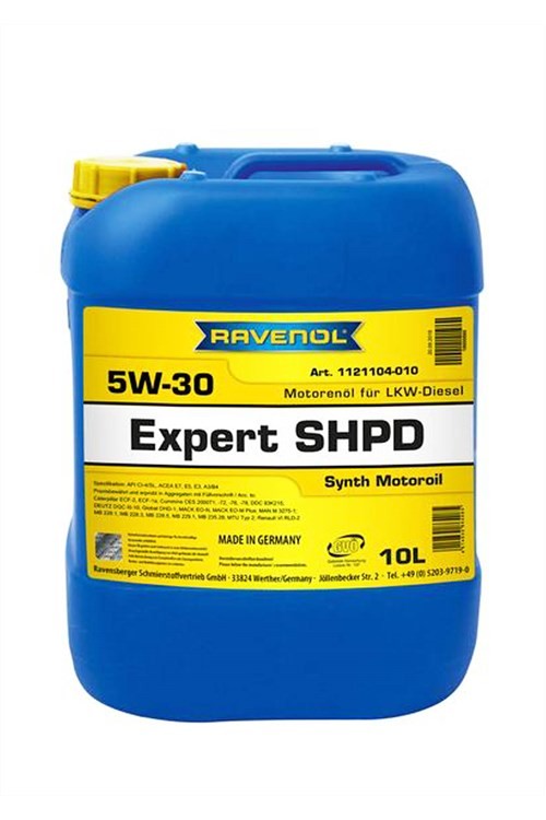 Моторное масло RAVENOL Expert SHPD SAE 5W-30 - 10л