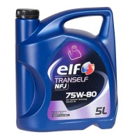 Трансмиссионное масло синтетическое ELF TRANSELF NFJ 75W-80, 5л