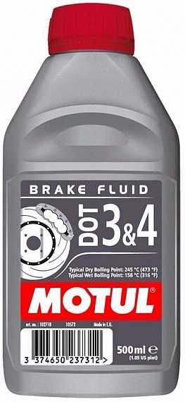 MOTUL DOT 3&4 Brake Fluid 0,5л