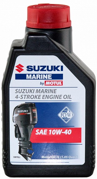 Моторное масло MOTUL SUZUKI Marine 4T 10W-40 Полу-синтетическое 1л.