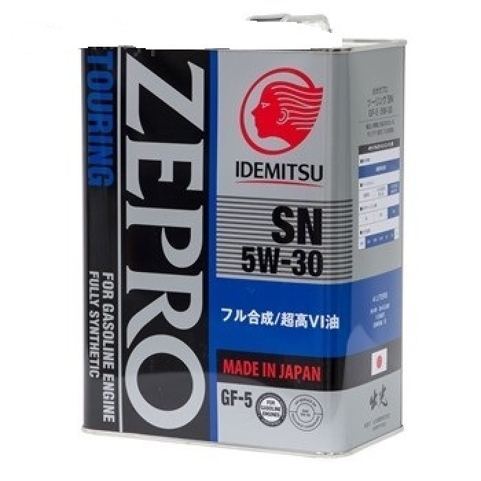 Моторное масло синтетическое IDEMITSU Zepro Touring SN-GF-5 5W-30, 4л