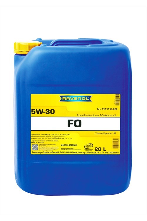 Моторное масло RAVENOL FO SAE 5W-30 - 20л