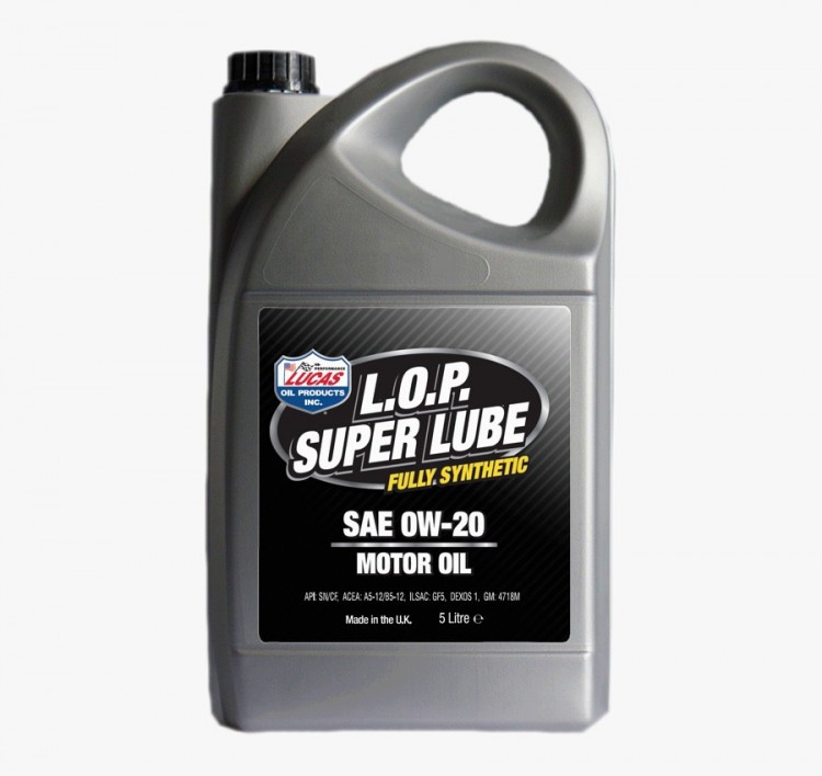 Синтетическое моторное масло Lucas oil 0W-20 5л
