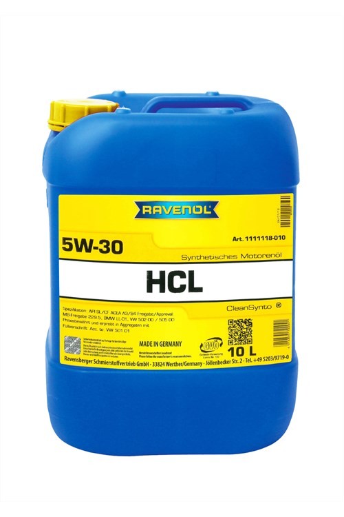 Моторное масло RAVENOL HCL SAE 5W-30 - 10л