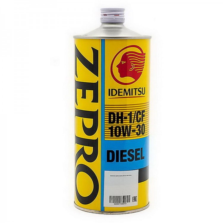 Моторное масло минеральное IDEMITSU Zepro Diesel 10W-30, 1л