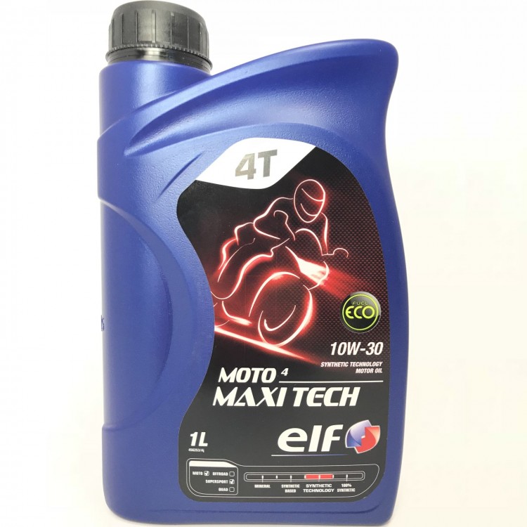Моторное масло ELF Moto 4 Maxi Tech 10W-30, 1л