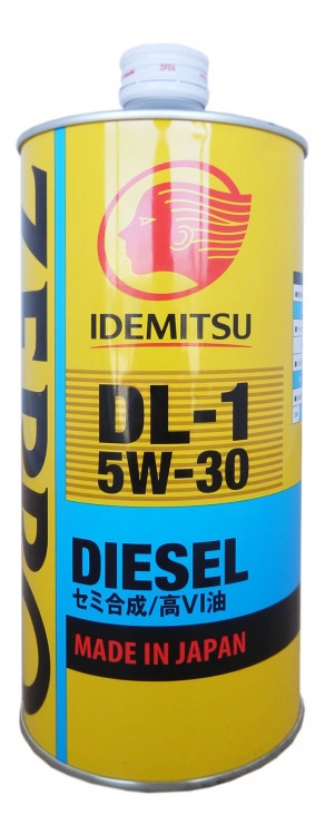 Моторное масло полусинтетическое IDEMITSU Zepro Diesel DL-1 5W-30, 1л