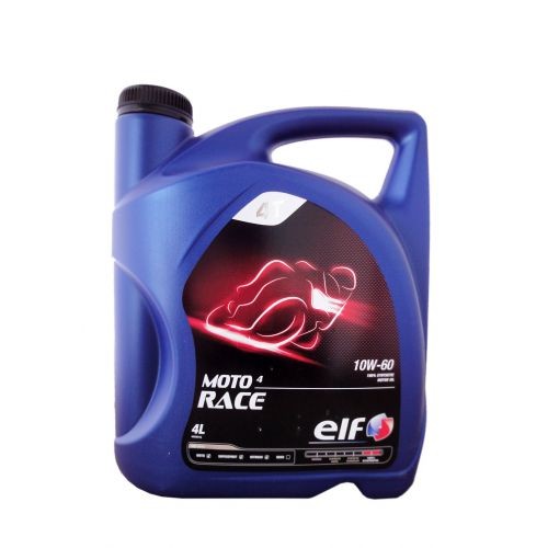 Моторное масло синтетическое ELF Moto 4 Race 10W-60, 4л