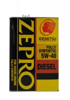 Моторное масло синтетическое IDEMITSU Zepro Diesel 5W-40, 4л