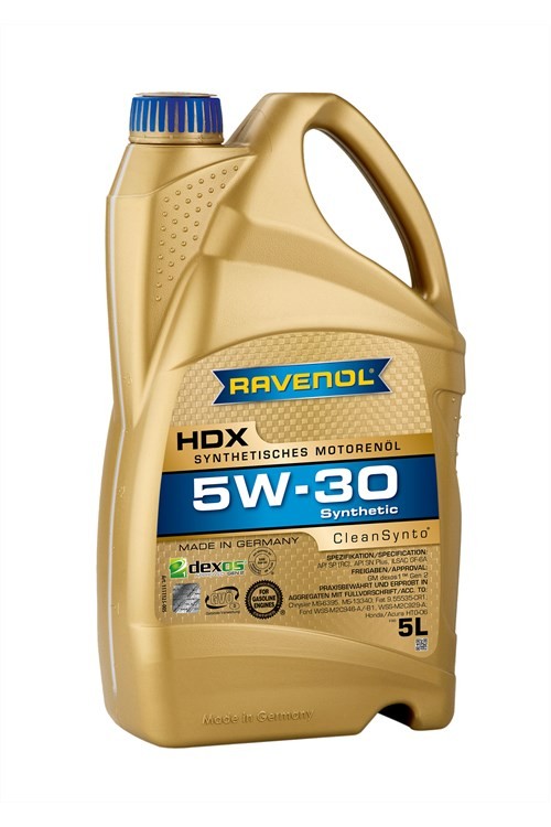 Моторное масло RAVENOL HDX SAE 5W-30 - 5л