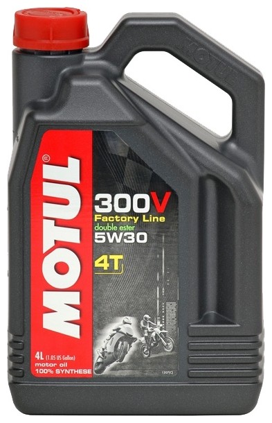 Моторное масло MOTUL 300 V 4T FL Road Racing SAE 5W-30 4л