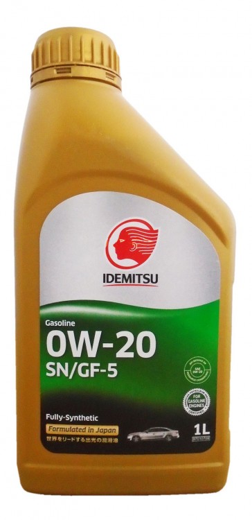 Моторное масло синтетическое IDEMITSU Gasoline Fully- Synthetic 0W-20, 1л