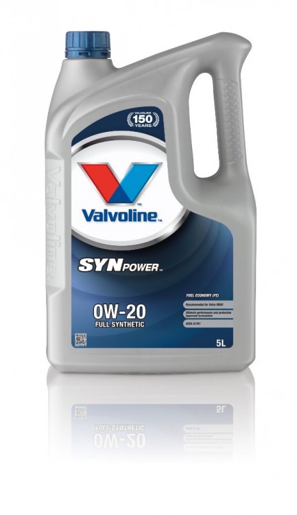 Моторное масло Valvoline SYNPOWER FE 0W-20, 5л