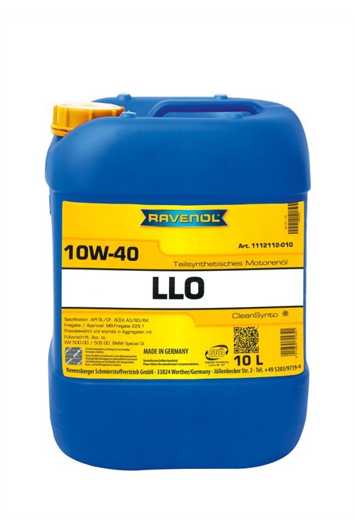Моторное масло RAVENOL LLO SAE 10W-40 - 10л