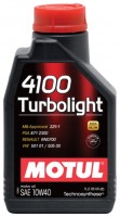 Моторное масло MOTUL 4100 Turbolight 10W-40 1л