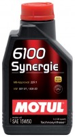 Моторное масло MOTUL 6100 Synergie 15W-50 1л