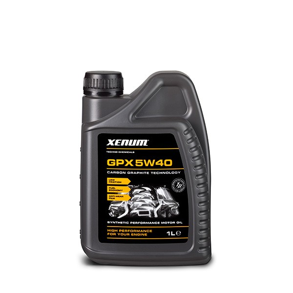 Синтетическое моторное масло с коллоидным раствором графита GPX 5W40 (1 литр)