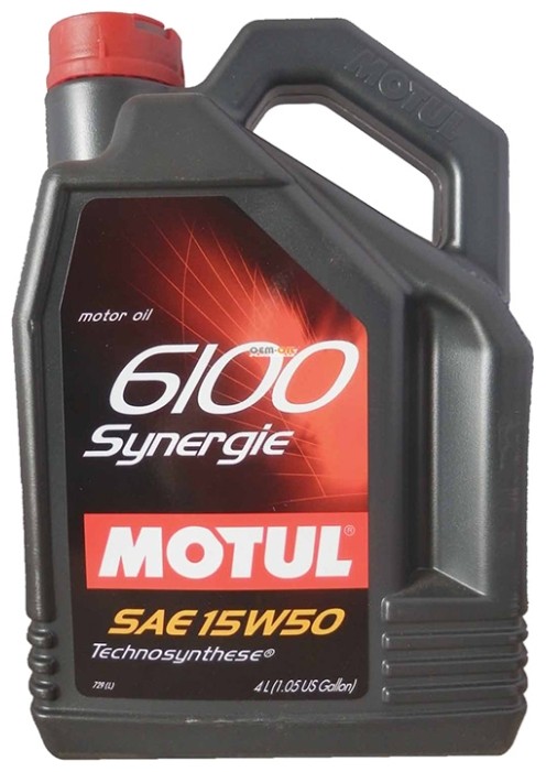 Моторное масло MOTUL 6100 Synergie 15W-50 4л