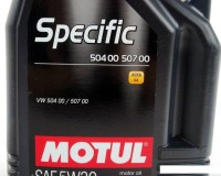 Моторное масло MOTUL Specific 504.00/507.00 0W30 5л