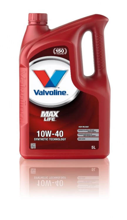 Моторное масло Valvoline MAXLIFE SAE 10W-40, 5л
