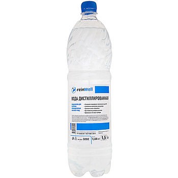 3202 ReinWell Вода дистиллированная RW-02 (1,44 кг) - 1.5 л