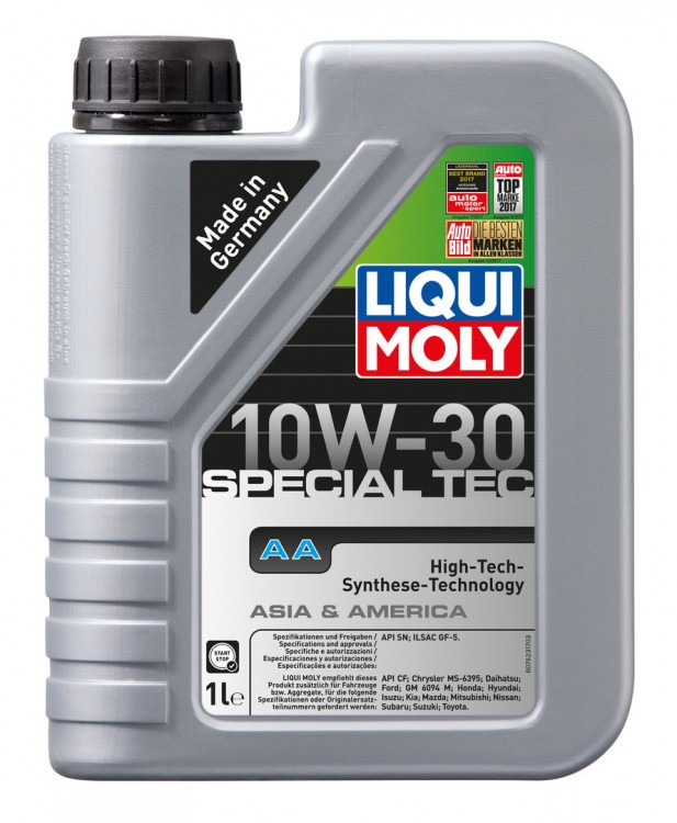 Моторное масло Liqui Moly Special Tec AA (Leichtlauf Special AA) 10W-30 1 л