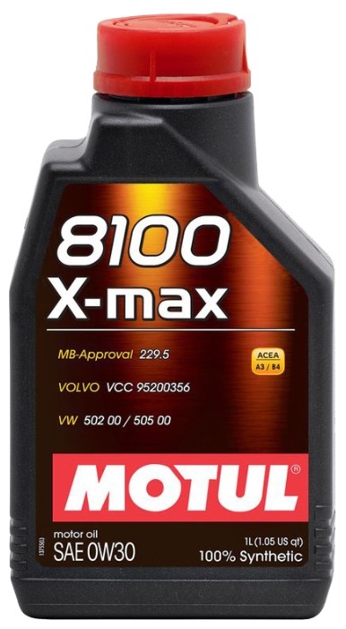 Моторное масло MOTUL 8100 X-Max 0W-30 1л