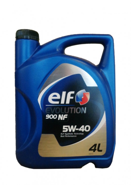Моторное масло синтетическое ELF Evolution 900 NF 5W-40, 4л